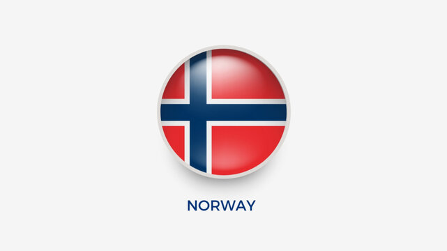 norway 3d flag vector illustrator