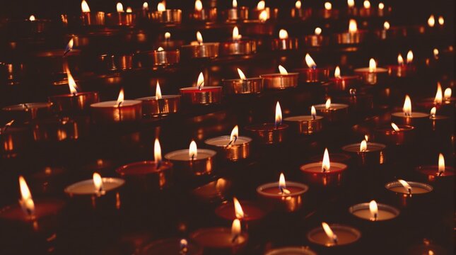 candles in church