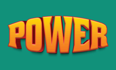 3d text effect template