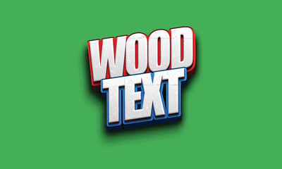 3d text effect template