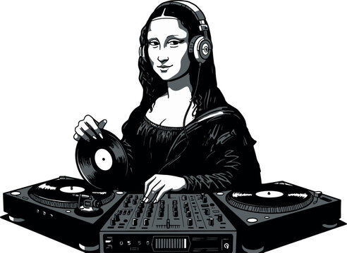 dj in action mona lisa