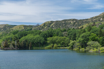 ニュージーランド　ホークスベイにあるトゥティラ湖の湖畔の風景
