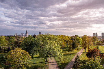 Obraz premium Belgrade, Serbia — a park and green space for leisure and walks.