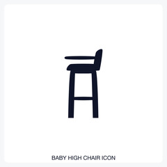 Baby High Chair Icon