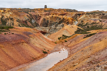 The ancient coppermin of Parys Mountain Anglesey North Wales