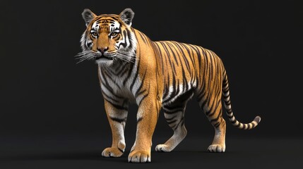 Bengal Tiger: Studio Portrait