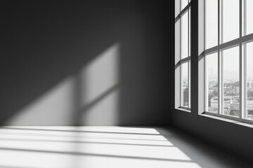 Obraz premium Light and shadows create a serene indoor space