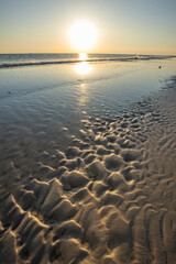 Fanø summer 2024, Denmark - Beautiful beach on the Danish island of Fanø
