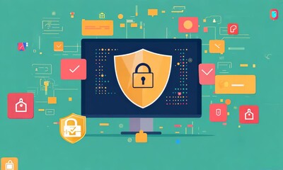 Exploring Digital Security Concepts With Visual Encryption and Online Safety Graphics
