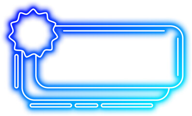 Neon Line Banner Icon