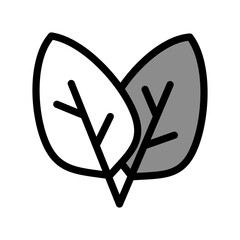 Leaf icon design template