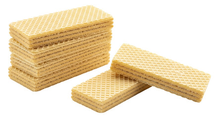 Isolated Stack of Wafer Cookies