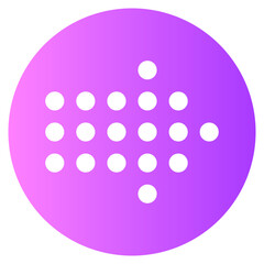right arrow gradient icon