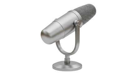 Isolated Retro Microphone