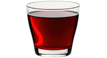 Isolated Glass of Red Wine