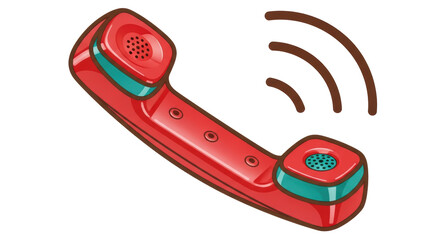 Isolated Calling Telephone Handset