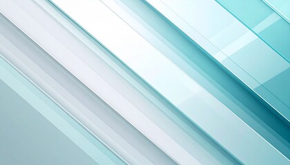Fototapeta premium Abstract Blue and White Geometric Background with Diagonal Lines and Modern Design