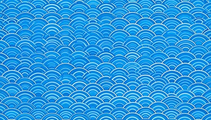 青海波のグラデーション和風背景