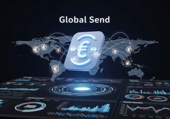 Global Send: Secure International Money Transfer and Remittance Service with Real-time Financial Tracking Across Continents.