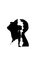 Head, Inner Child, Child, Therapy, Man, Woman, Trauma, Pain, Father, Son, Love, Vector, Artwork