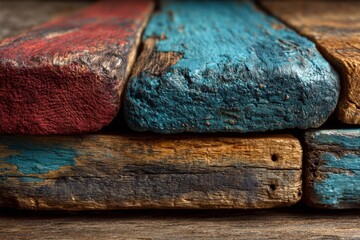 Vintage reclaimed wood planks in multiple shades forming a textured background pattern.