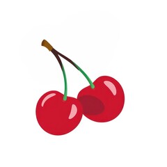 Cherry illustration fruit dynamite.