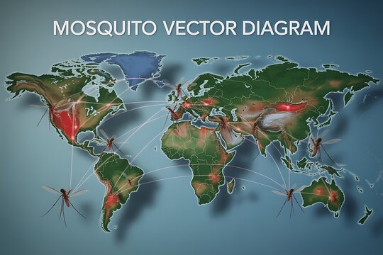 Tracking global mosquito disease spread highlights critical health awareness and prevention strategies for public safety