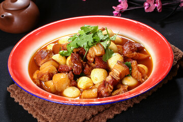 Chinese food, Cantonese food, Yipin Braised pork belly
