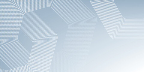 Modern hexagon lines gray background. Geometric stripe simple modern