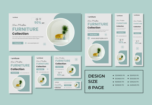 Furniture Product Web Banner Design