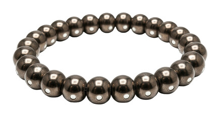 Isolated Magnetic Hematite Bracelet