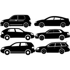 set of cars vector