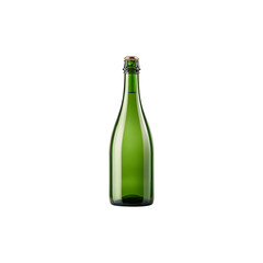 Green Glass Champagne Bottle