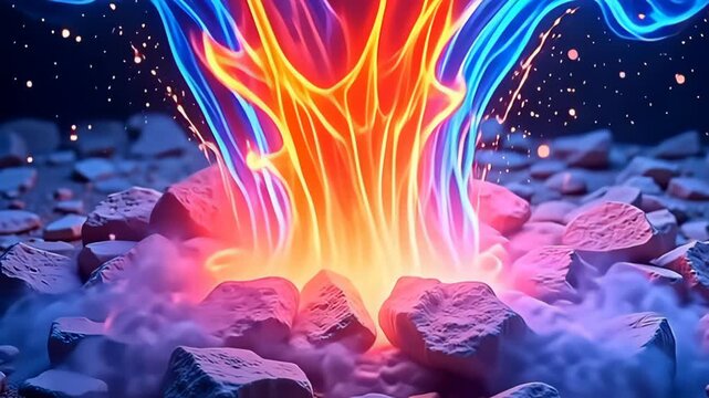 inch adenine spectacular twist, the camera trash down to expose adenine disorderly explosion of burst soft rock leech radiant plasm flames, a lively tints beat and shower comparable adenine