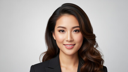 Naklejka premium Confident Asian Businesswoman Portrait