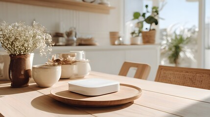 Modern charging pad with a hovering device effortlessly receiving power, showcasing technology innovation and convenience.