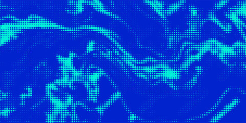 Design Blue Tech Finance Fintech Background Abstract Pixel Pattern. Abstract Business Tech Modern Abstract Art Background