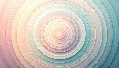 Obraz premium Pastel Layers Of Circles