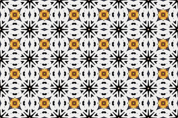 Seamless Textile Visual Endless Fabric Art Interior Symmetric Template Geometric Graphic Background Wallpaper Digital Cloth Luxury Tile Design Perspective Shape Texture Decoration Fashion Pattern.