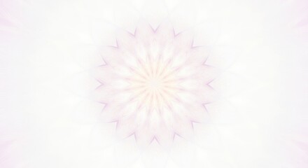 Soft Pastel Floral Mandala Design: Subtle Hues and Elegant Symmetry for Branding and Websites