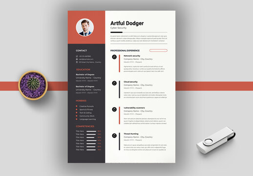 Professional Resume for Cybersecurity Analyst