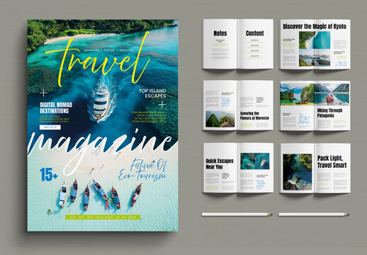 Travel Magazine Template