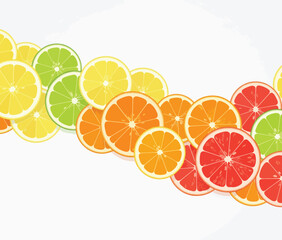 Vibrant Citrus Fruit Slices

