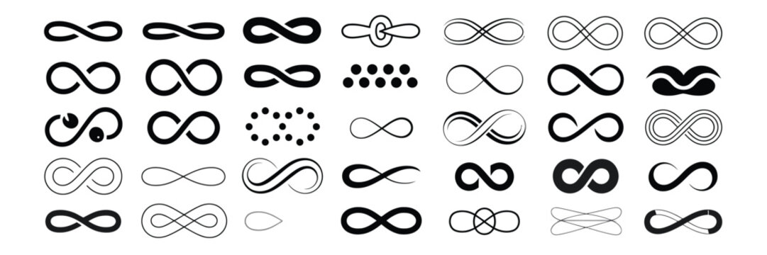 Infinity Icon Vector Collection