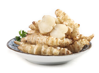 Unique Bullock and Screwweed Stonewort Meal served on a traditional plate at a culinary showcase