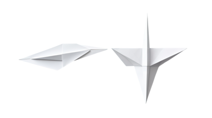a comparison between plane and jet airplane on white background