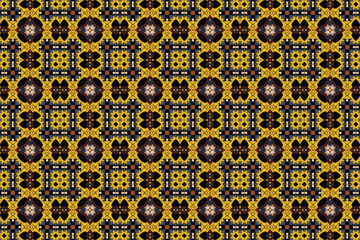 Seamless Shape Art Luxury Graphic Endless Decoration Background Geometric Tile Fashion Textile Template Wallpaper Visual Cloth Interior Design Perspective Texture Digital Fabric Symmetric Pattern.