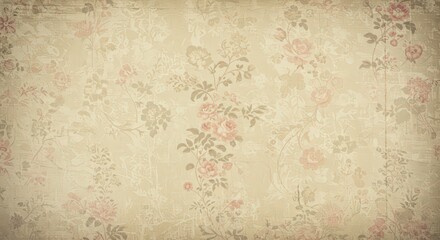 Obraz premium Vintage floral wallpaper pattern