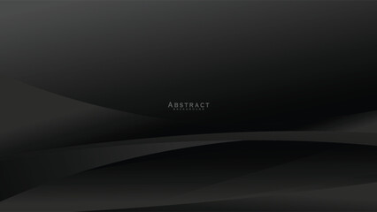 Abstract geometric lines on black background empty space for vector illustration