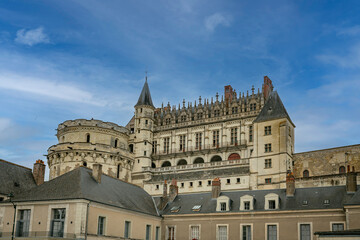 Fototapeta premium Chateau de Amboise medieval castle in france